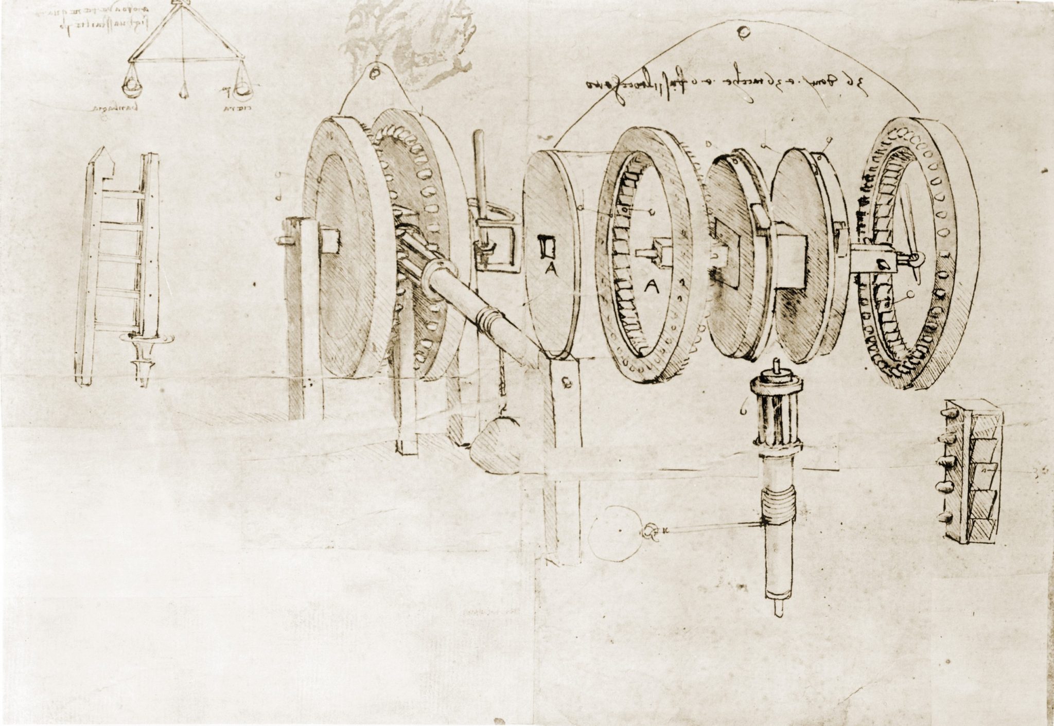 Page,From,The,Notebooks,Of,Leonardo,Da,Vinci,(1452-1519),Showing