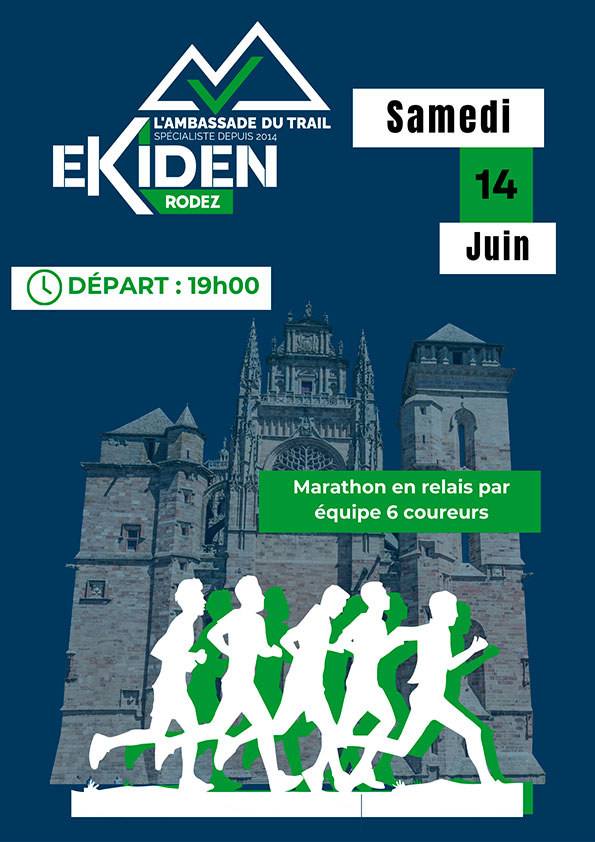 affiche Ekiden Rodez