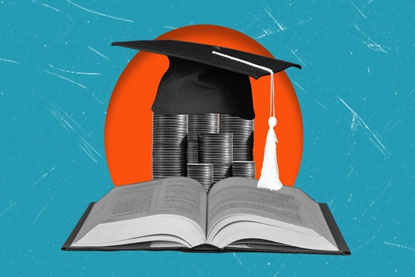 This,Art,Collage,Presents,A,Graduation,Cap,Placed,On,A