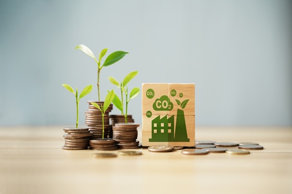 The,Concept,Of,Carbon,Credits,To,Reduce,Carbon,Emissions,,Net