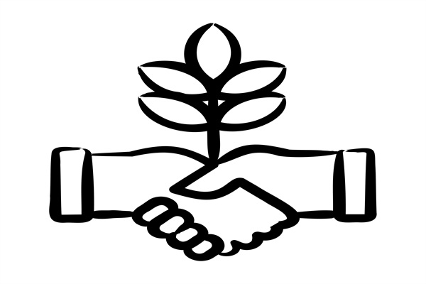 Agricultural,Cooperatives,Icon,With,Dooldles,Handdrawn,Style,For,Agriculture,And