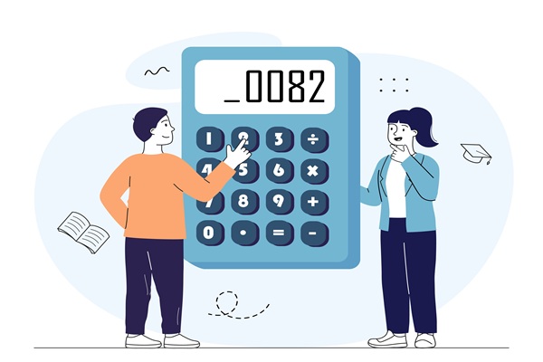 People,With,Calculator.,Man,And,Woman,Calculating,Incomes,Or,Expenses.