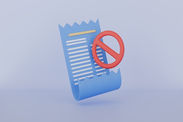 Bill,For,Payment,Transaction,Stop,Icon,,Fail,Warning,Alert,,Business