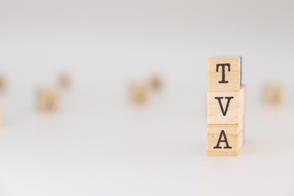 Tva,Acronym.,Concept,Of,Value,Added,Tax,Written,On,Wooden