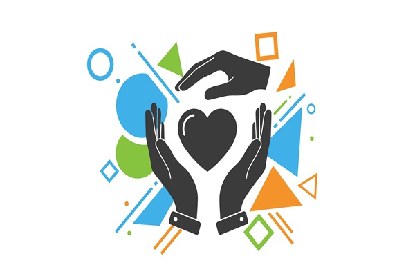 An,Artistic,Illustration,Featuring,Two,Hands,Gently,Cupping,And,Protecting