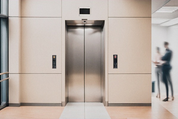 Advertising,-,Testimonial,Photo,Of,Front,View,Elevator,With,Foreground