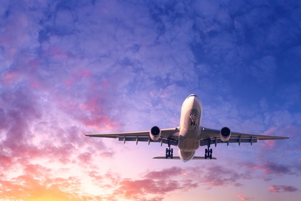 Commercial,Passenger,Airplane,Taking,Off.,Aircraft,Flying,Up,Into,Dramatic